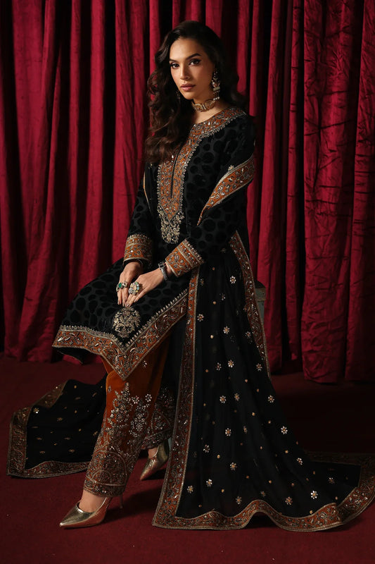 3-PC Unstitched Premium Velvet CVT5-14