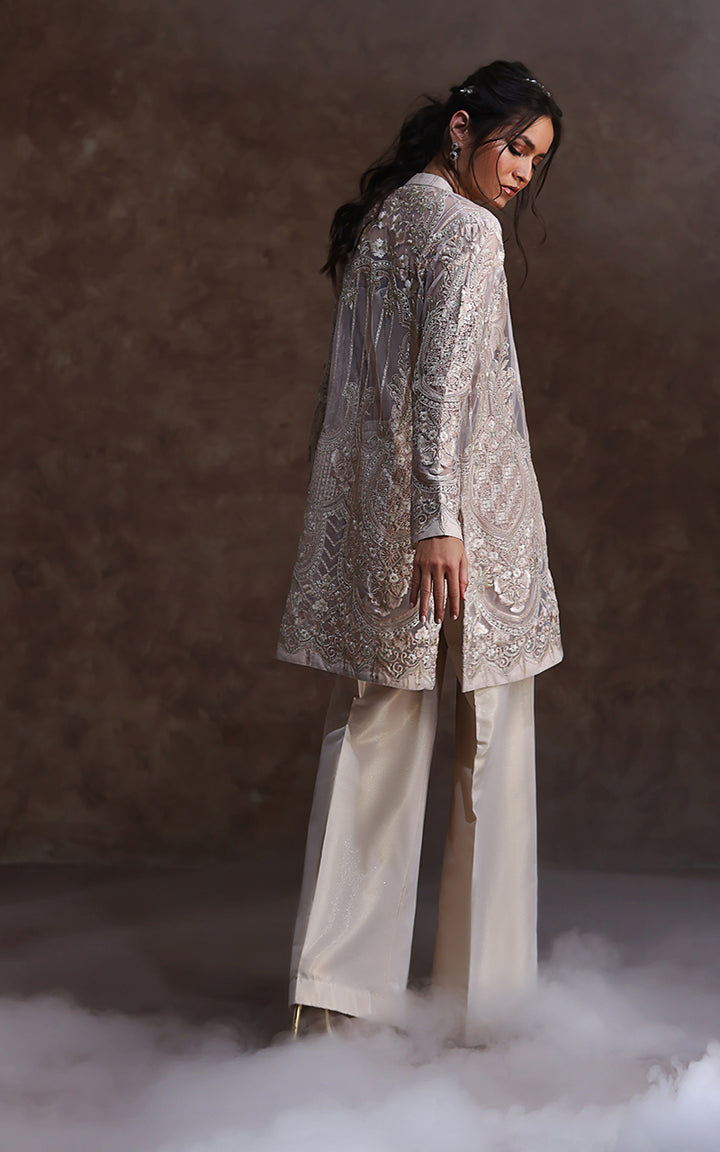 NET EMBROIDERED JACKET