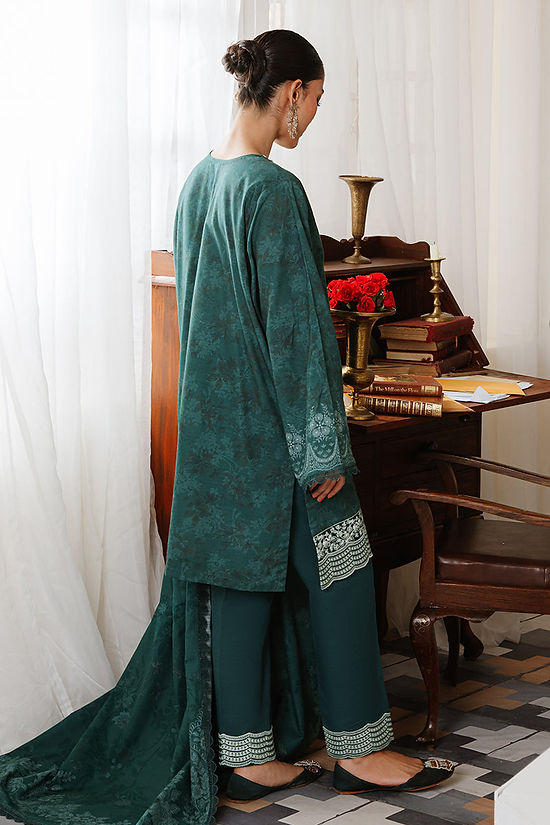 PINE FOREST-3PC KHADDAR PRINTED SUI