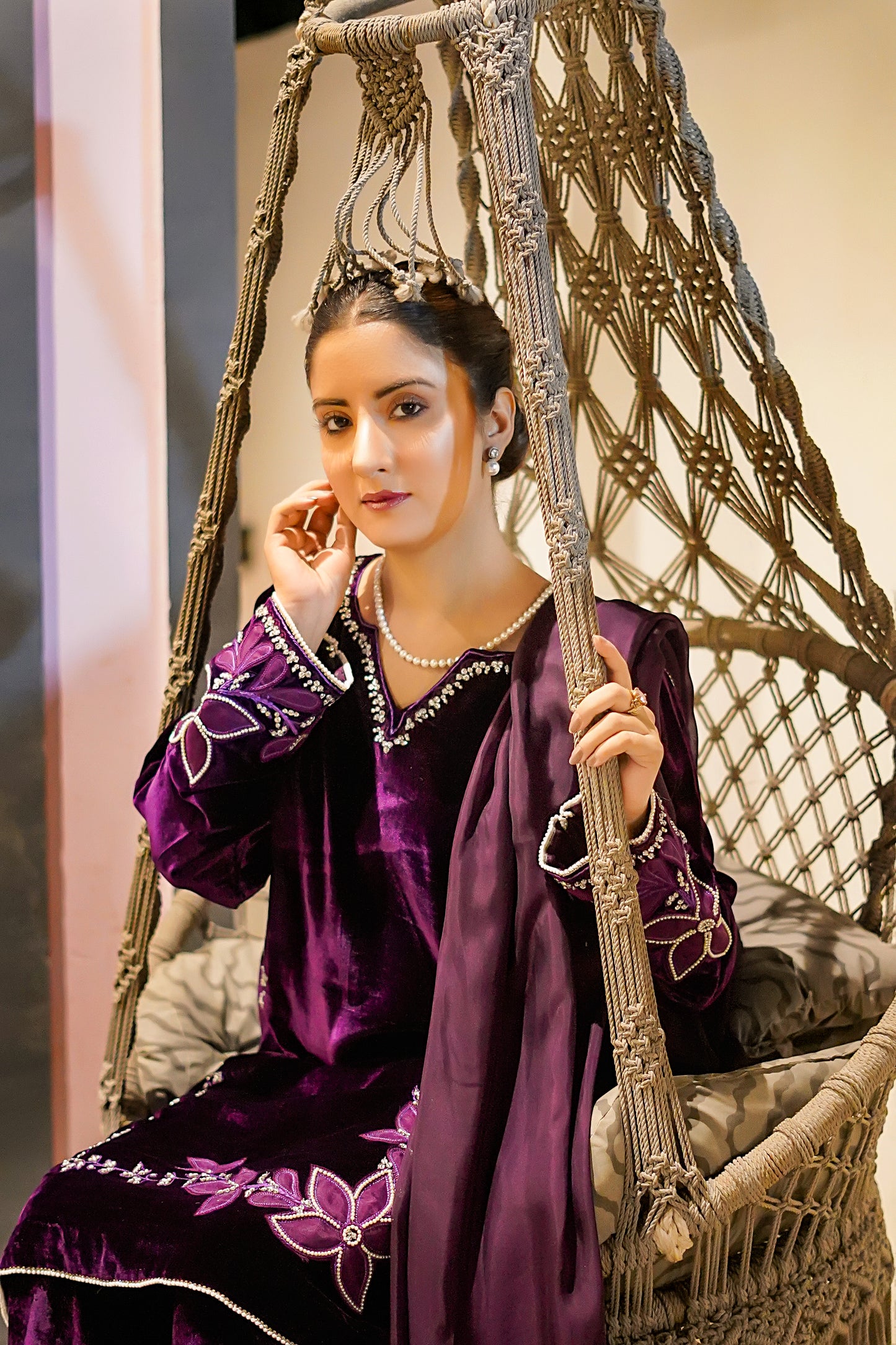 Plum Luxury Velvet