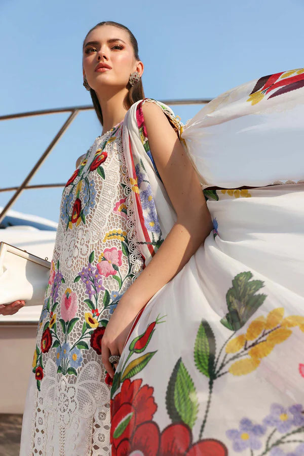 Embroidered Jacquard Lawn Suit