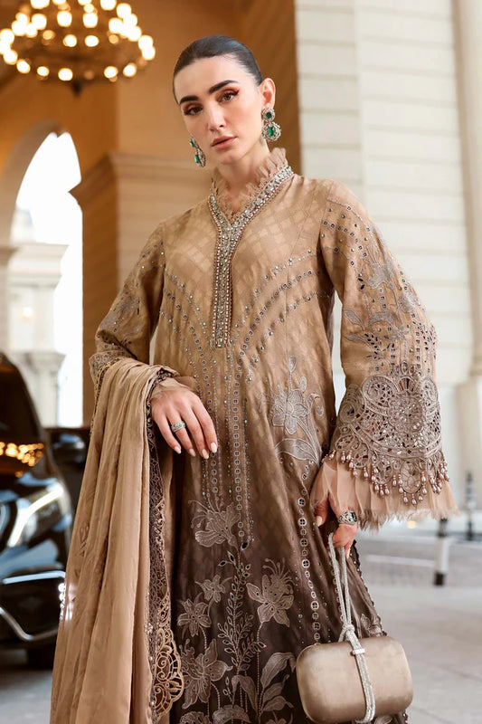 Embroidered Jacquard Lawn Suit
