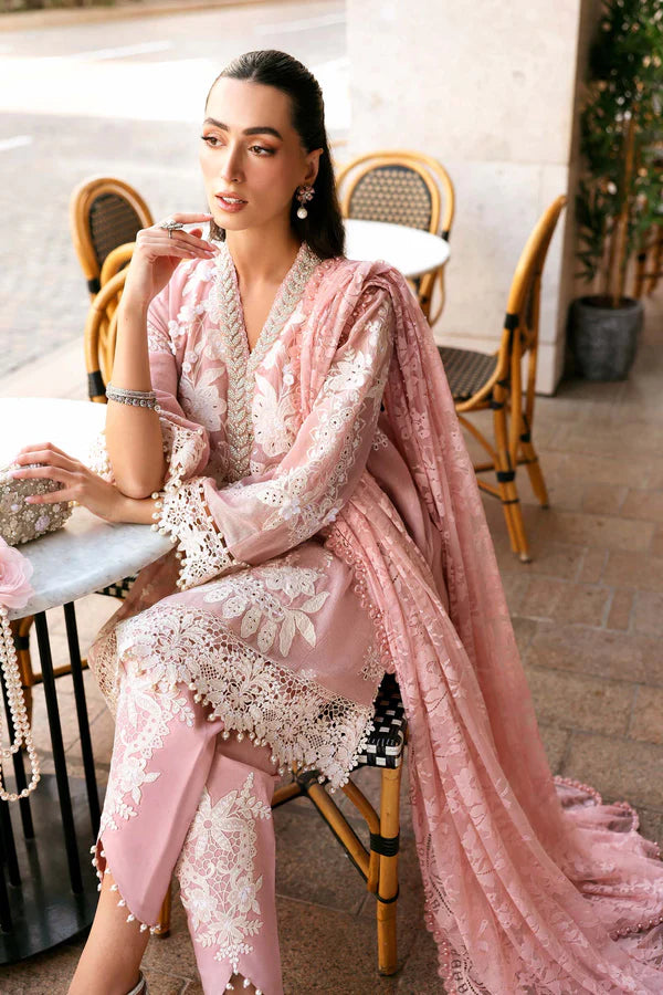 Embroidered Lawn Karandi Suit
