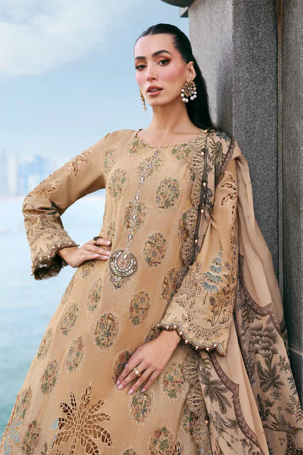 Embroidered Jacquard Lawn Suit