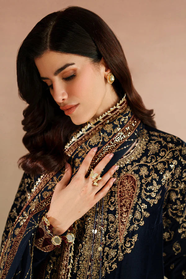 Embroidered Velvet Formal VVF D-7