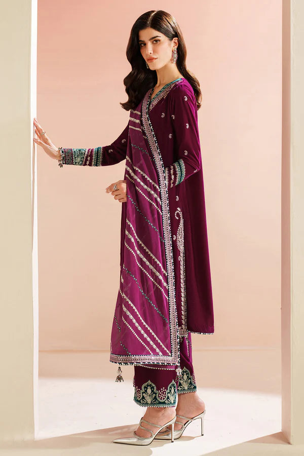 Embroidered Velvet Formal VVF D-6