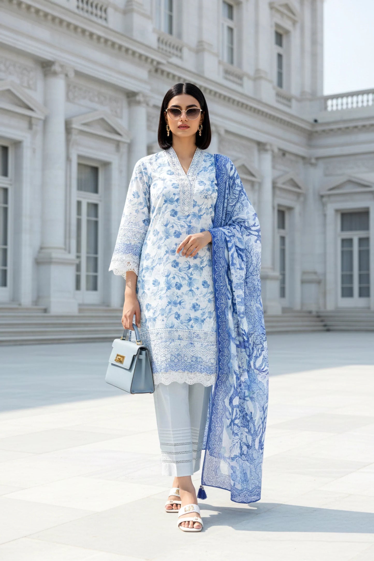 PRINTED LAWN DUPATTA KOMAL LAWN