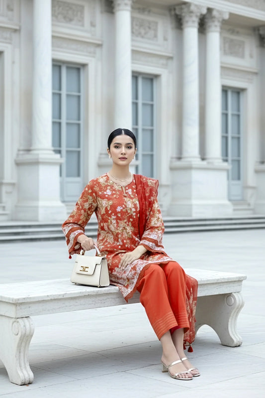 PRINTED CHIFFON DUPATTA KOMAL LAWN