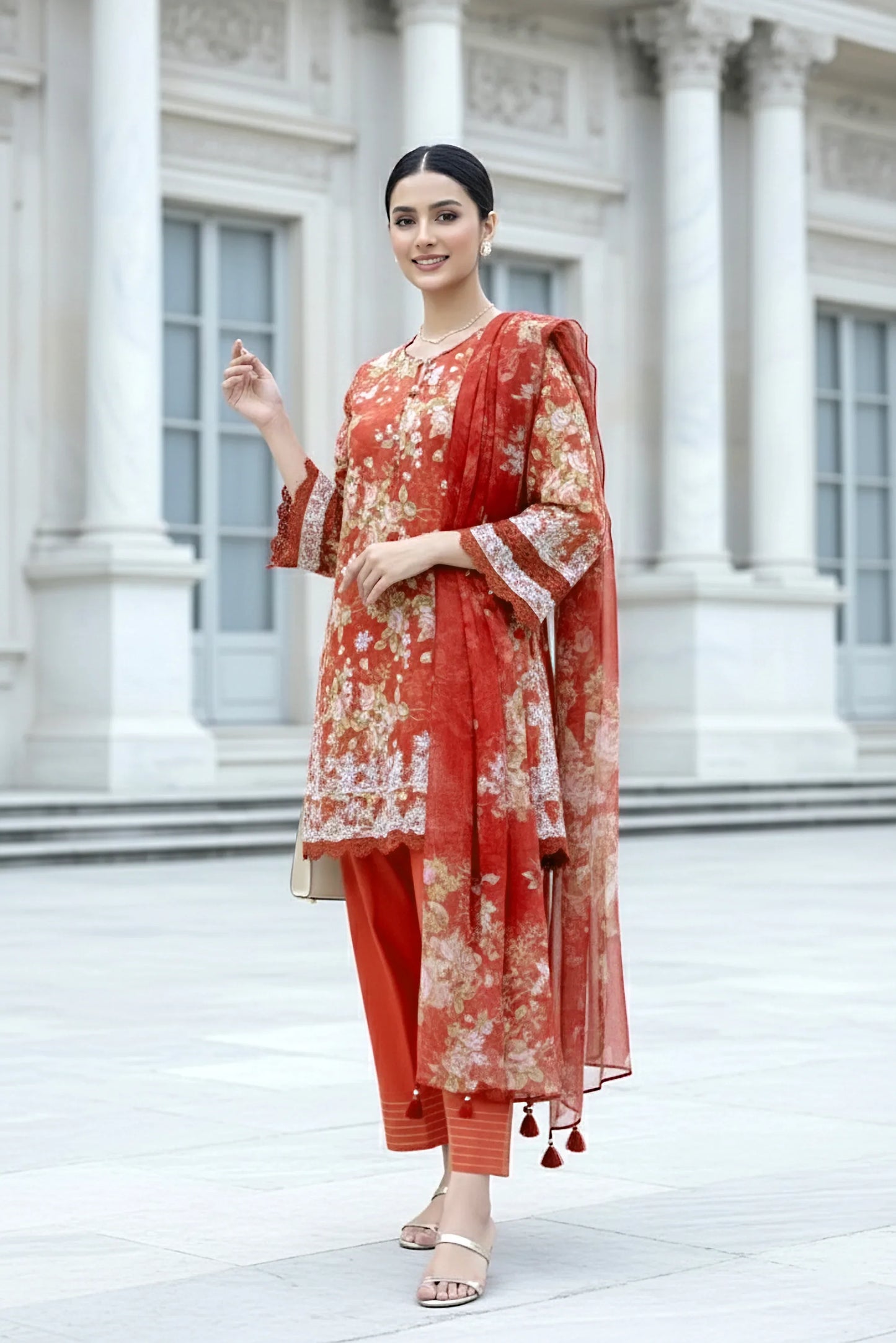 PRINTED CHIFFON DUPATTA KOMAL LAWN