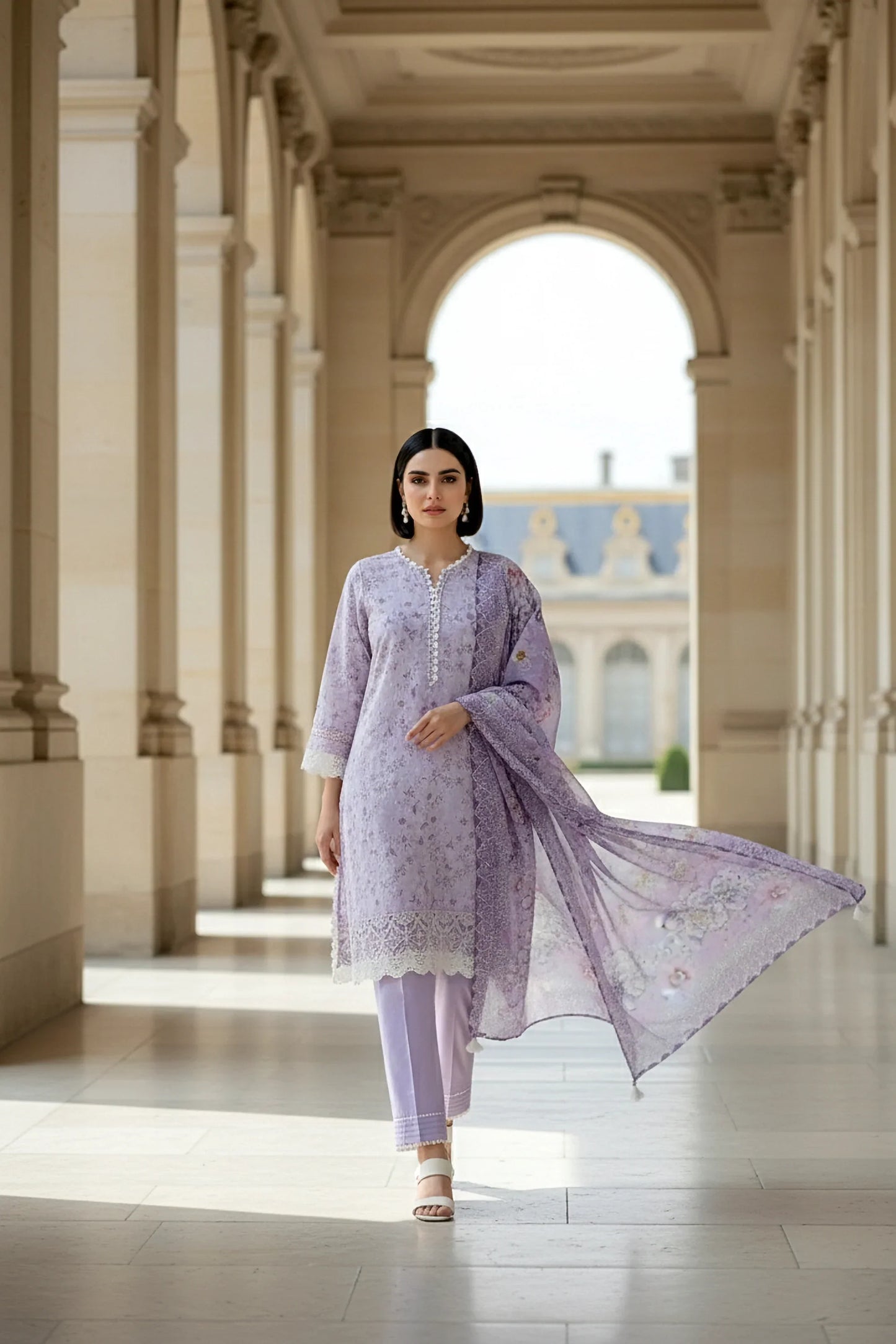 PRINTED LAWN DUPATTA KOMAL LAWN