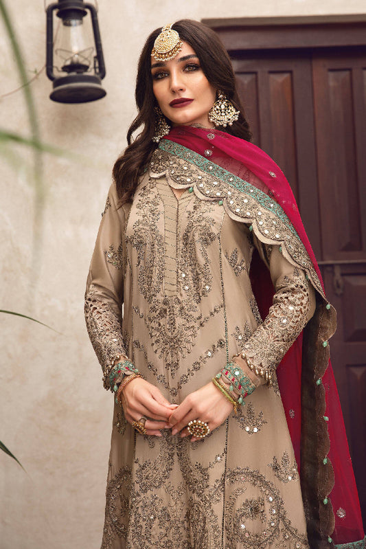 Sateen CST-504-Beige and Hot Pink