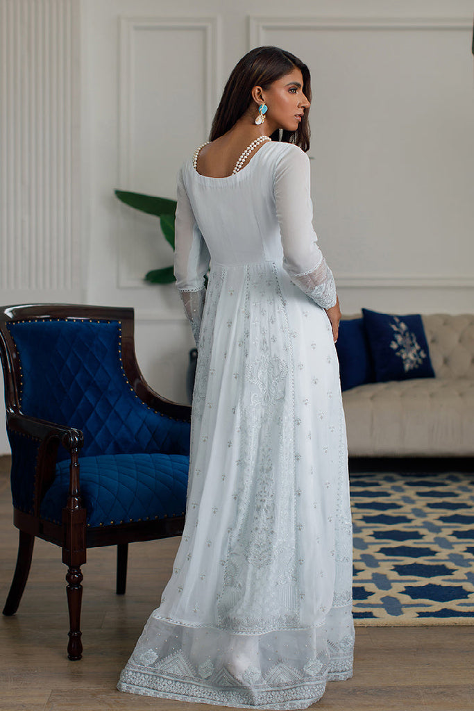 CHIFFON EMBROIDERED DRESS Design Code: 7891