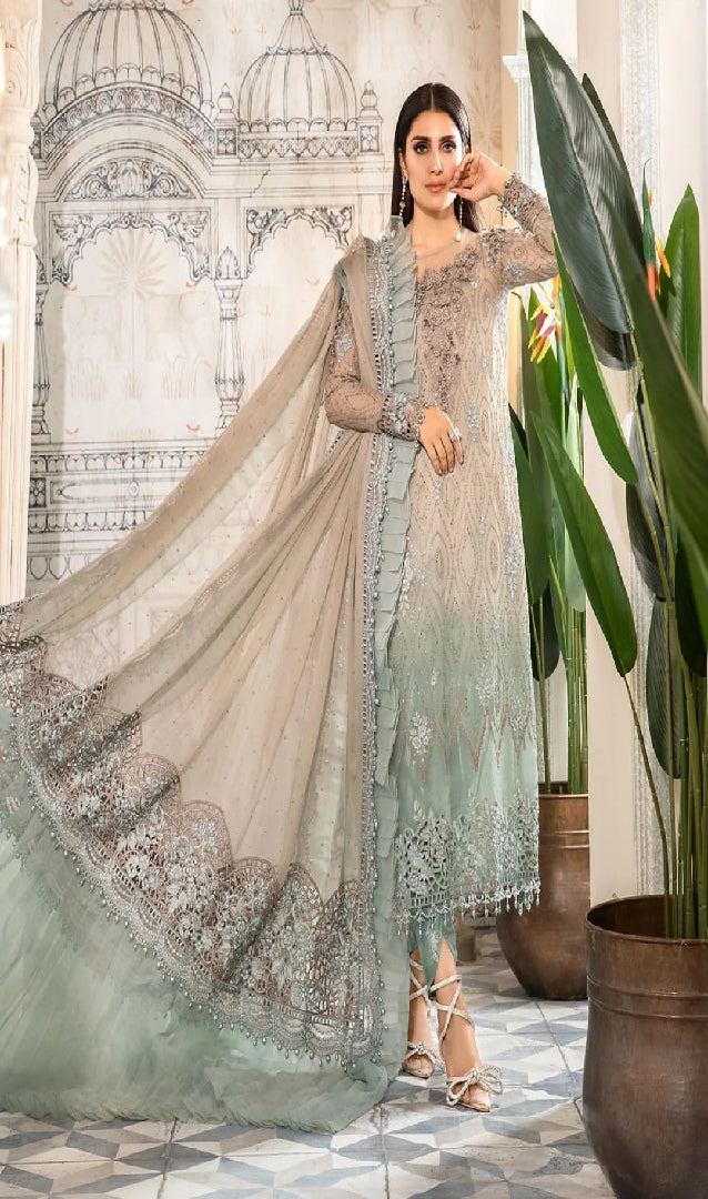 MBROIDERED - Coffee and Smoked Blue (BD-2405)