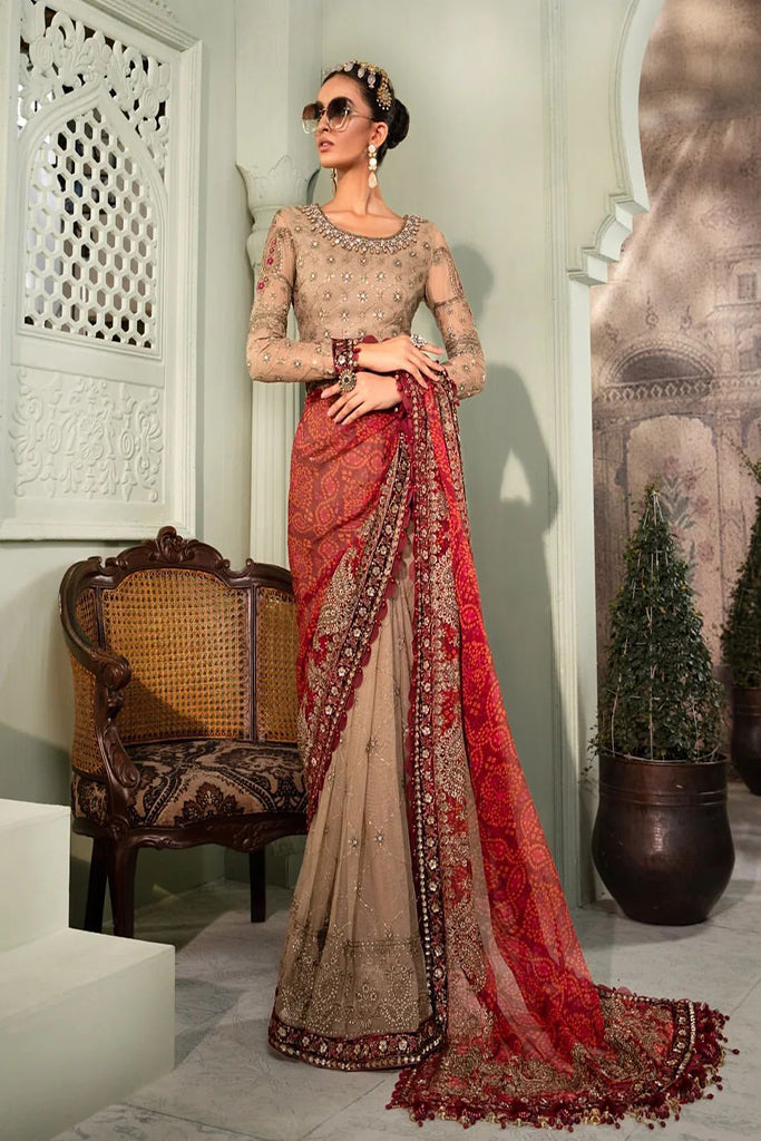 Chiffon - MPC-22-202-Coffee and Maroon