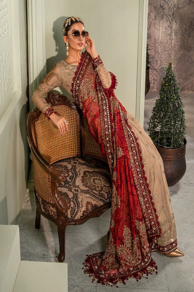 Chiffon - MPC-22-202-Coffee and Maroon