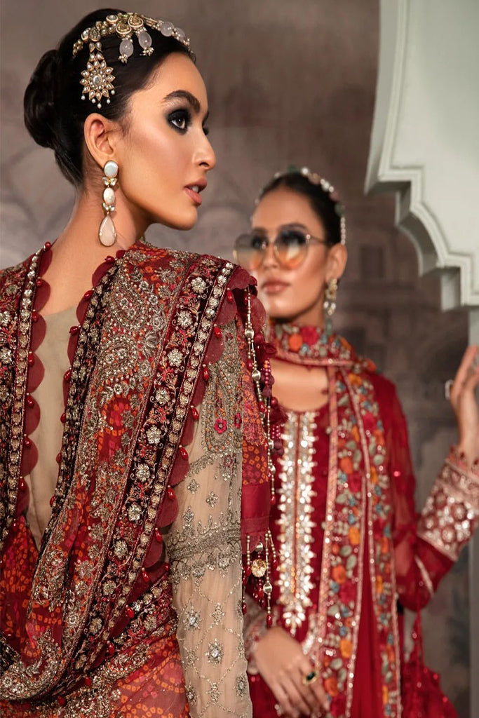 Chiffon - MPC-22-202-Coffee and Maroon