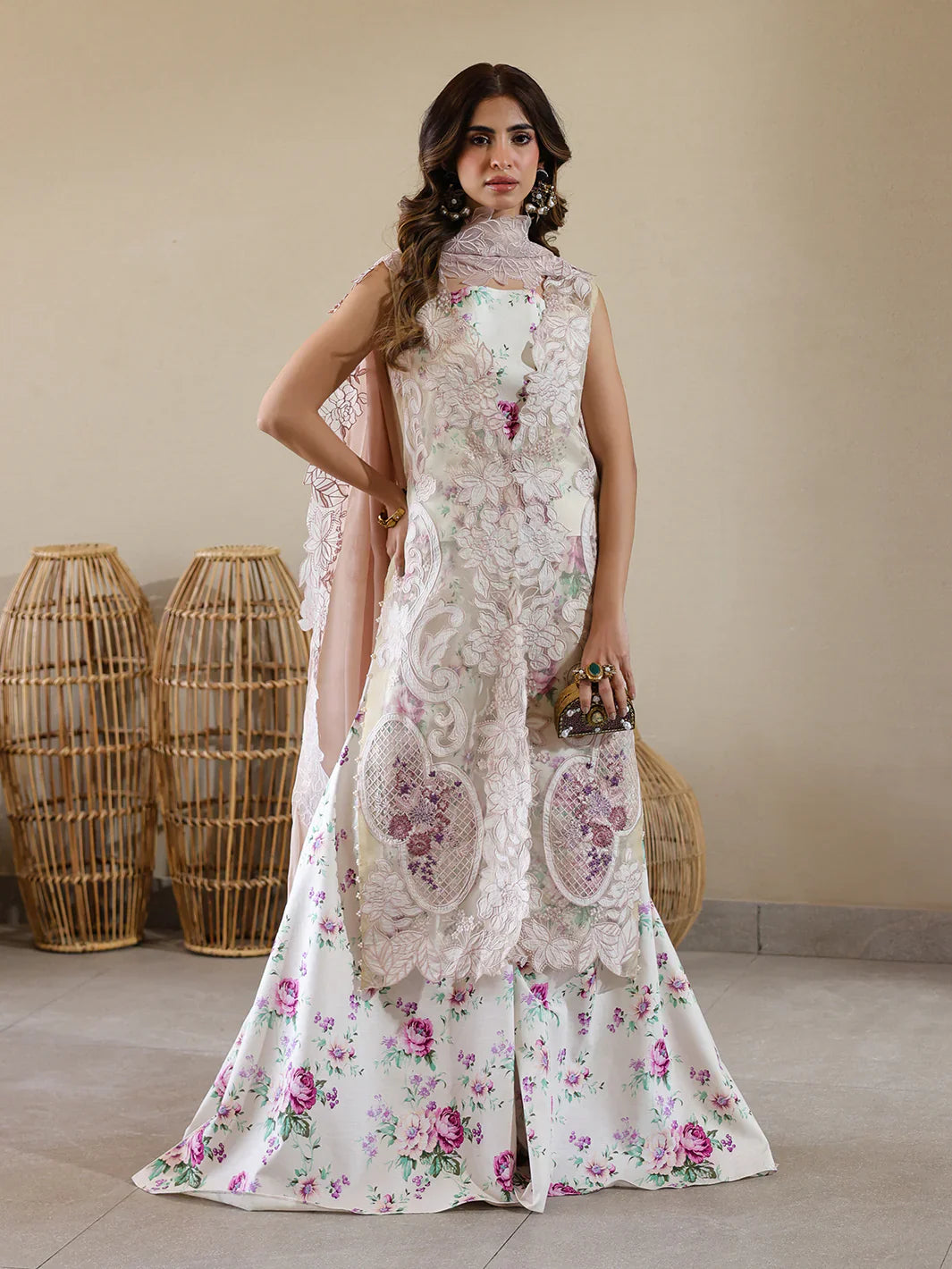 Faiza Faisal Marine Luxury Lawn