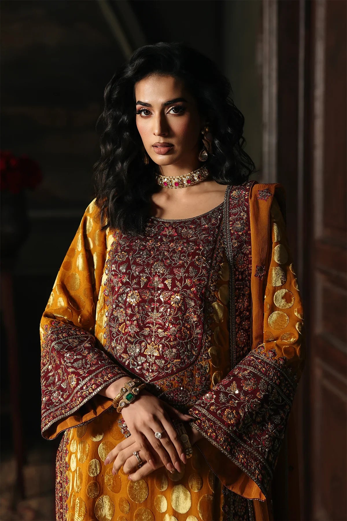 3-PC Unstitched Premium Velvet CVT5-16