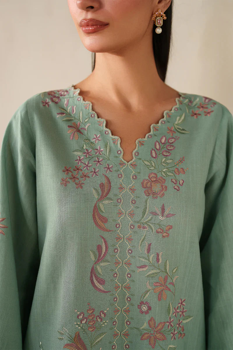 EMBROIDERED KHADDAR UF-4355