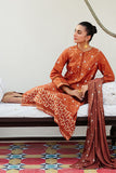 TAN HUES-3PC KHADDAR EMBROIDERED SUIT