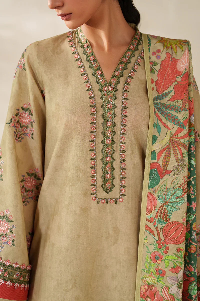 EMBROIDERED KHADDAR UF-4342