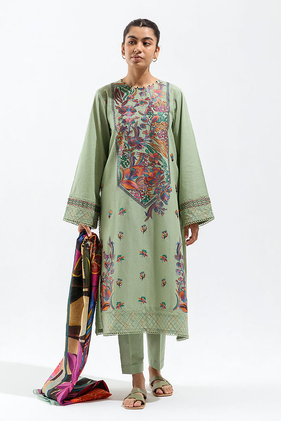 Flora Fern-Embroidered-3P-Multi Naps