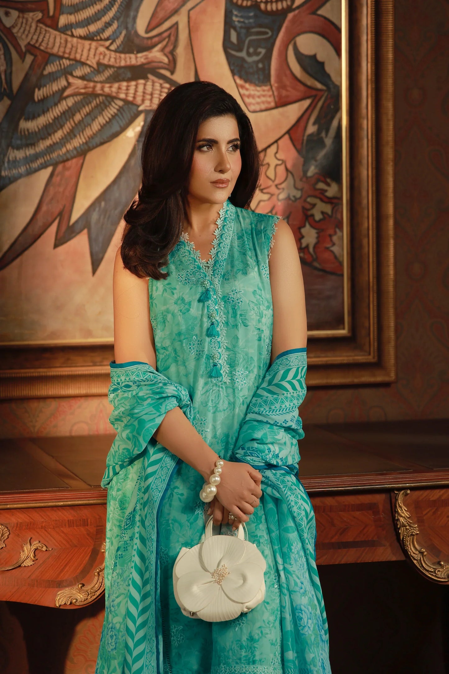 PRINTED LAWN DUPATTA KOMAL LAWN