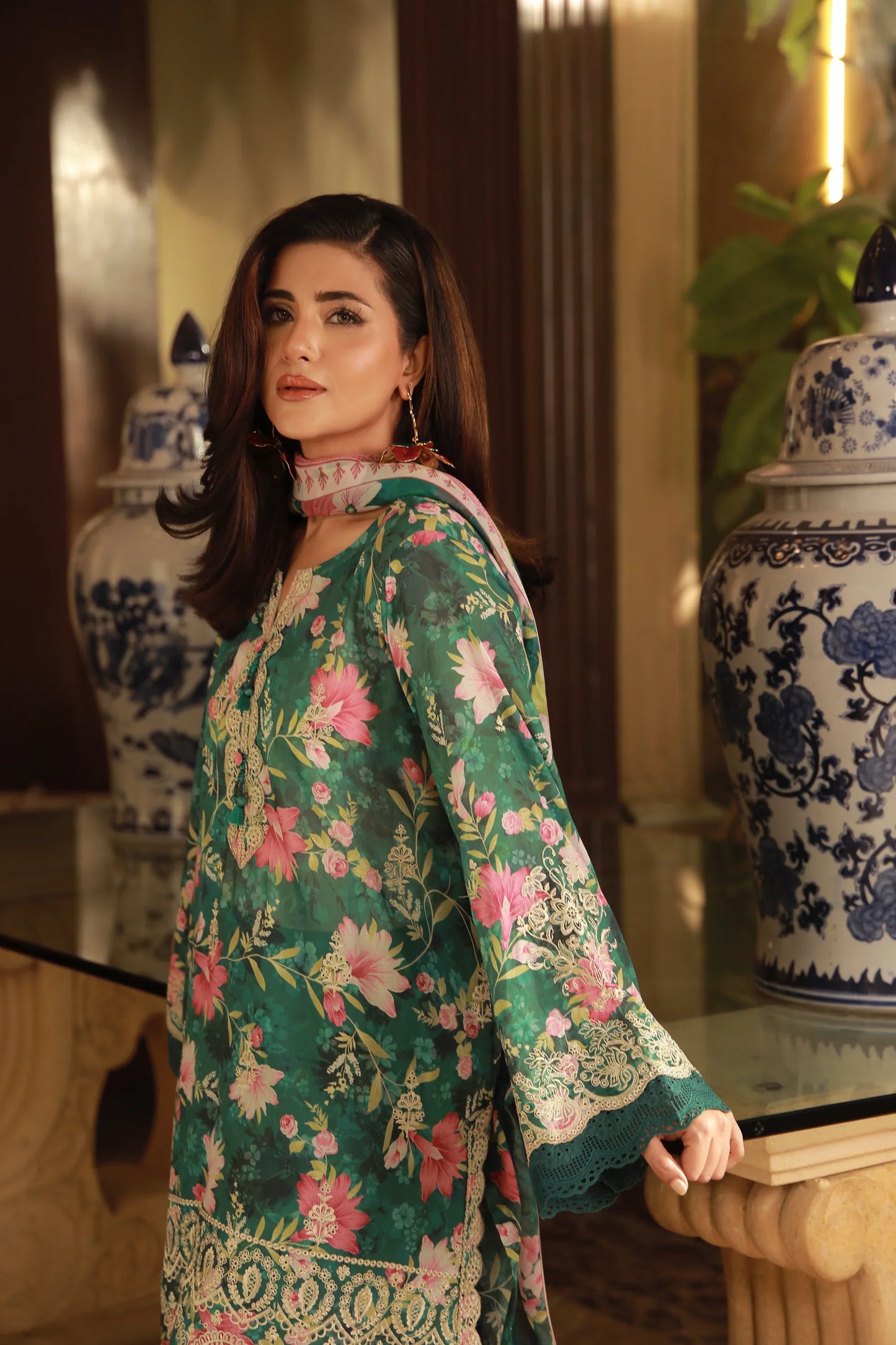 PRINTED CHIFFON DUPATTA KOMAL LAWN
