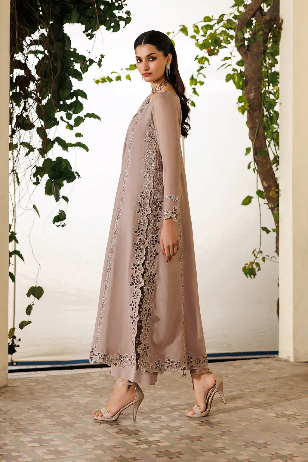 CC-92 EMBOIDERED CHIFFON