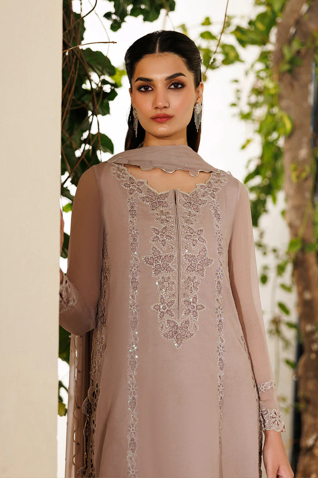 CC-92 EMBOIDERED CHIFFON