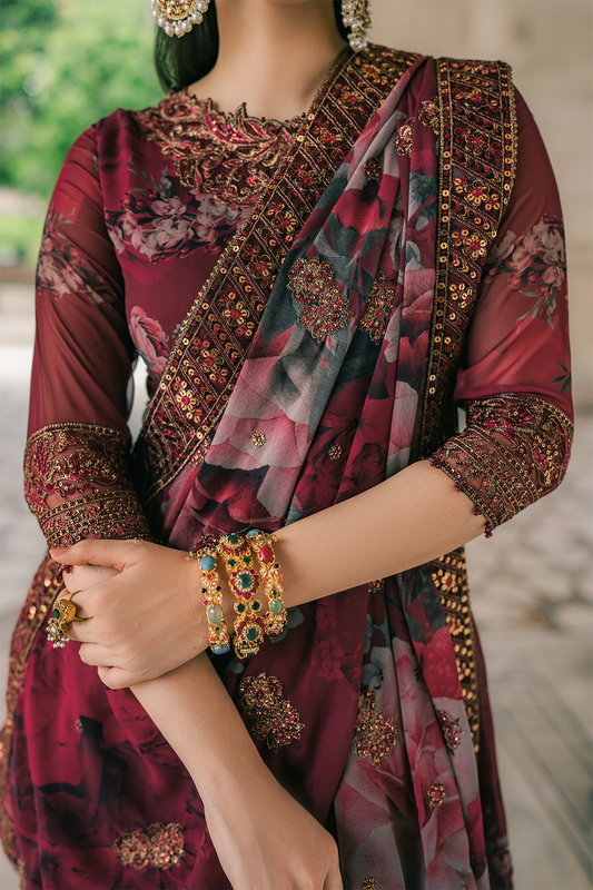 UE-314 Printed Chiffon