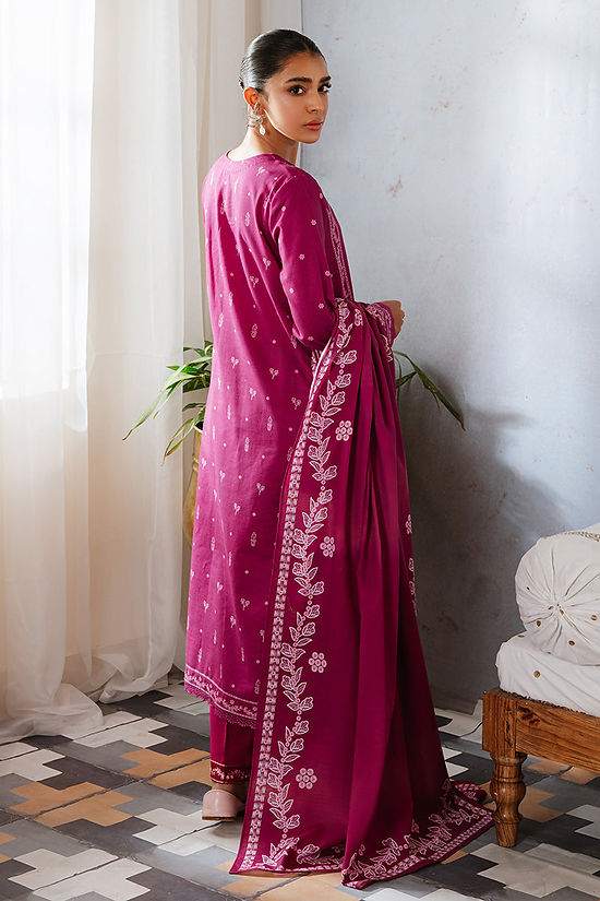 BATON ROUGE-3PC KHADDAR PRINTED SUIT