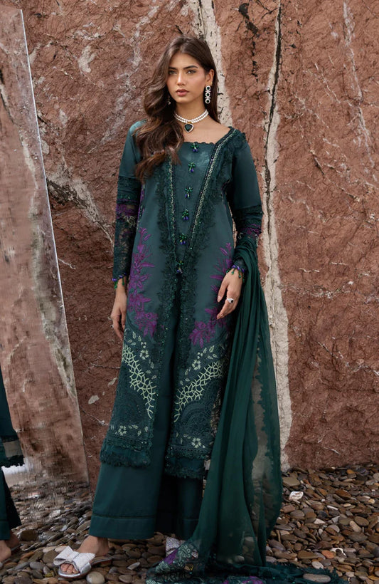 Mahiymaan 3 Piece Unstitched Luxury Lawn-MLL-26-09