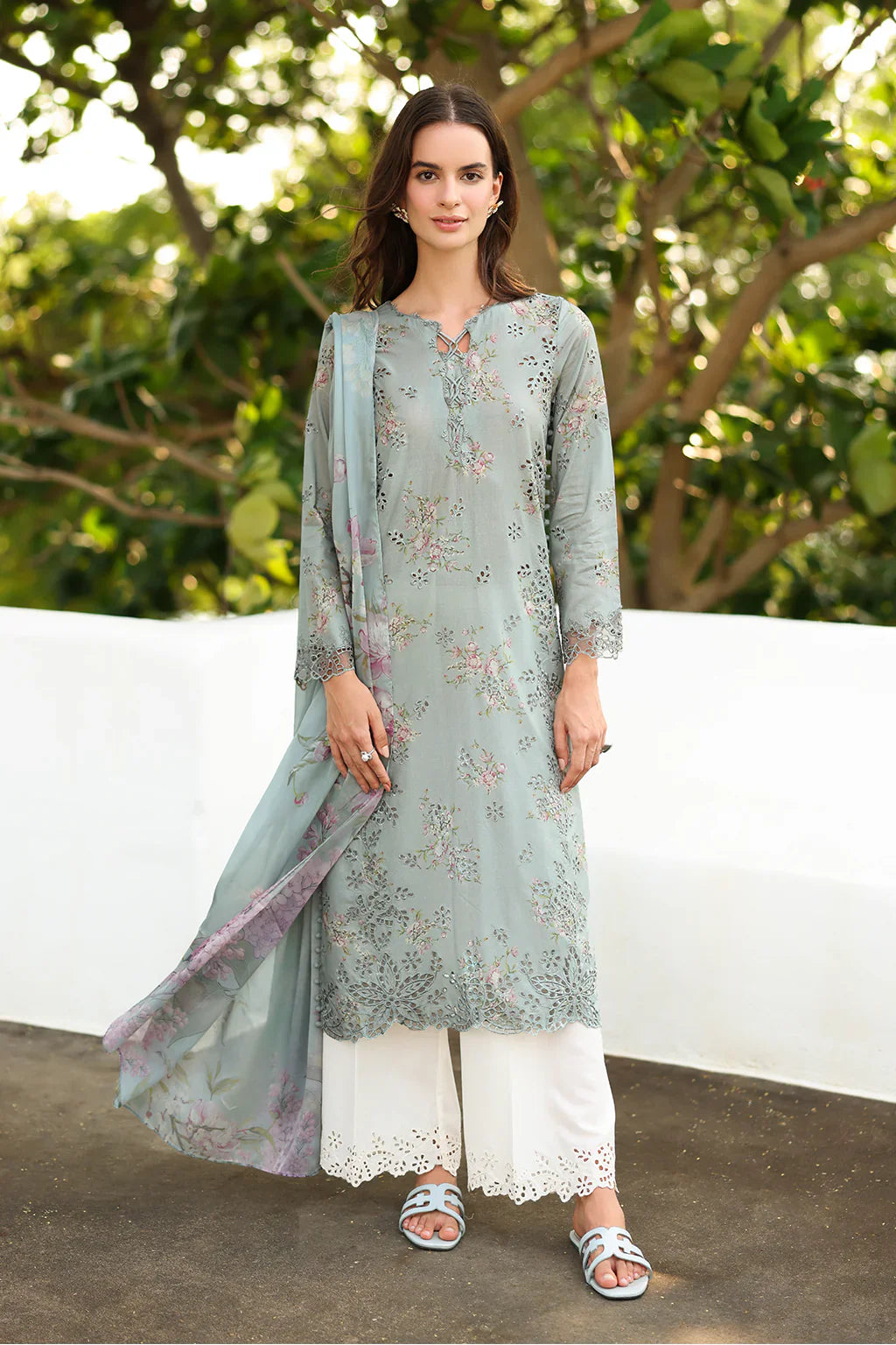 SS-12 EMBROIDERED LAWN