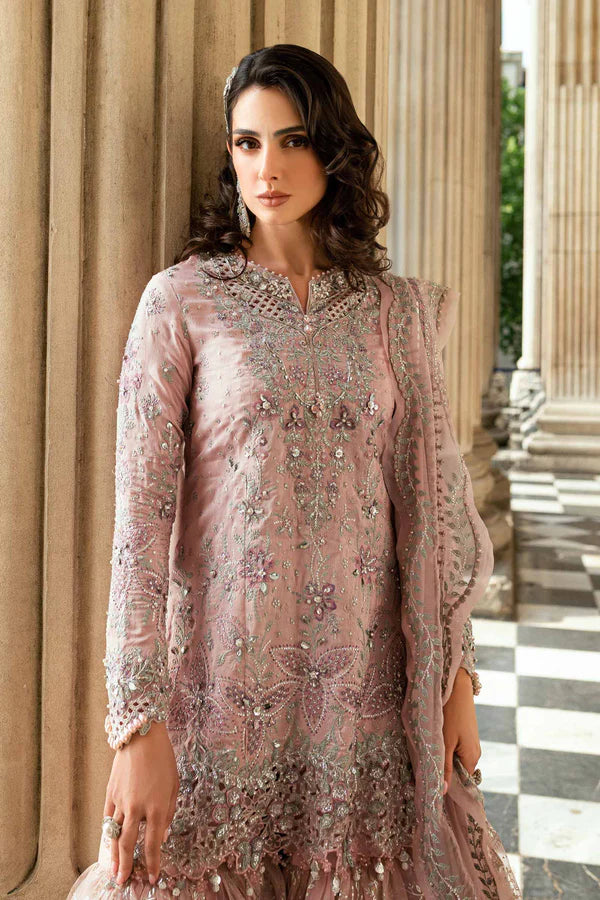 3 Piece Unstitched Embroidered Raw Silk Suit