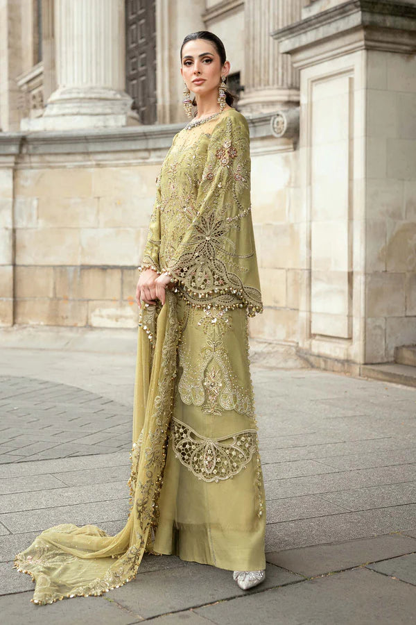 3 Piece Unstitched Embroidered Raw Silk Suit