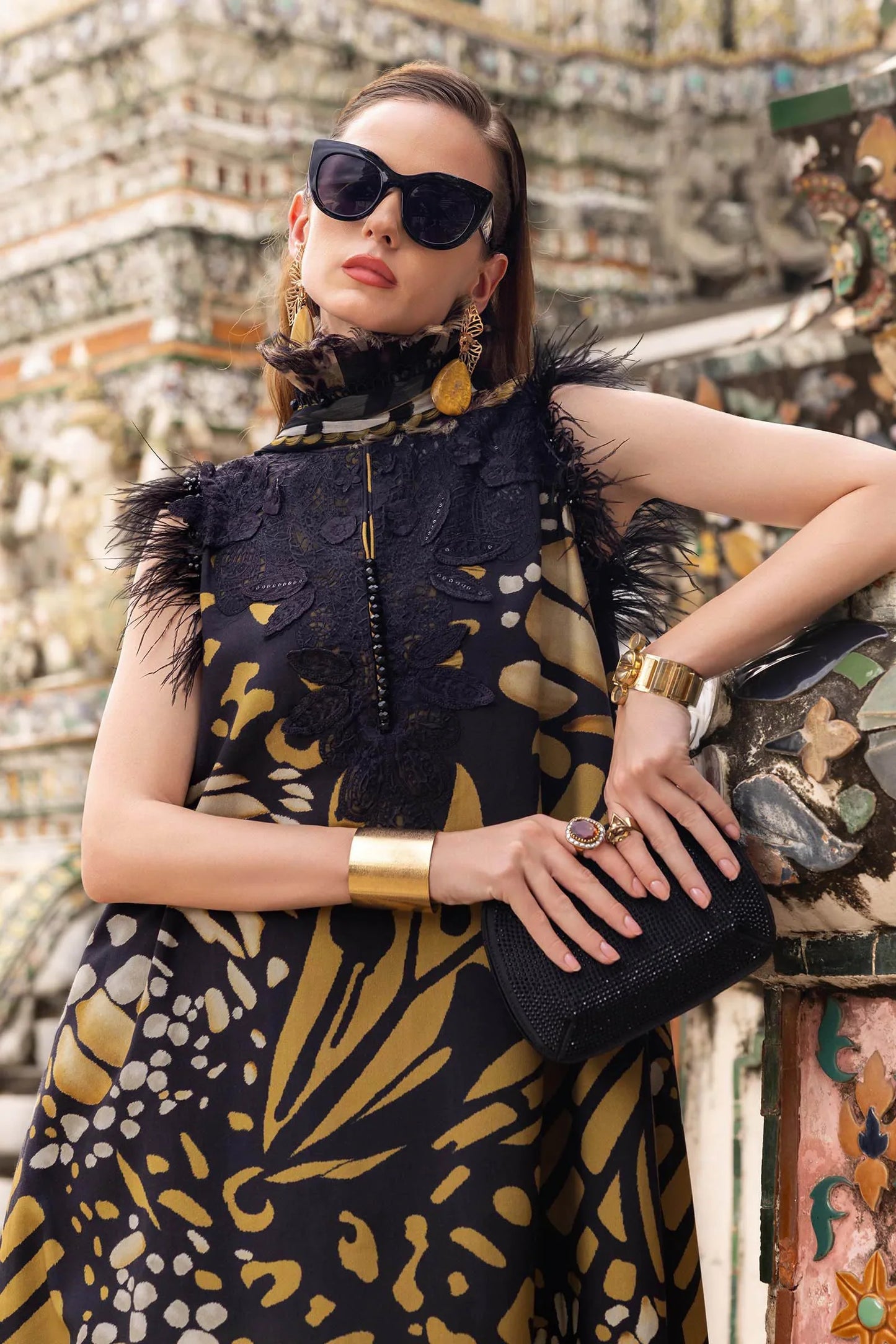 3 Piece Unstitched Embroidered Twill Linen Suit