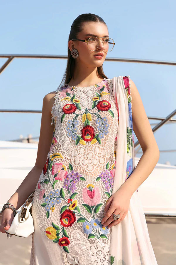 Embroidered Jacquard Lawn Suit