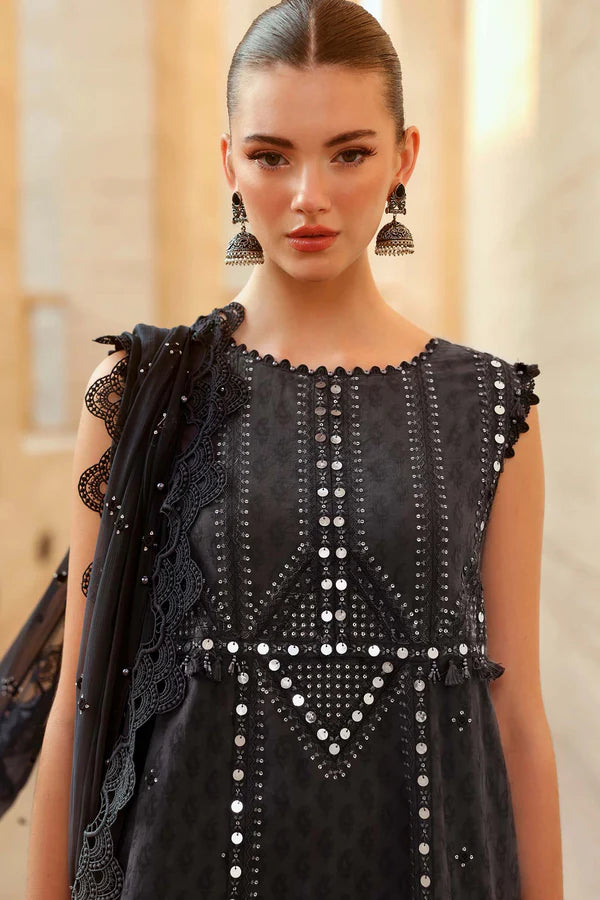 Embroidered Jacquard Lawn Suit