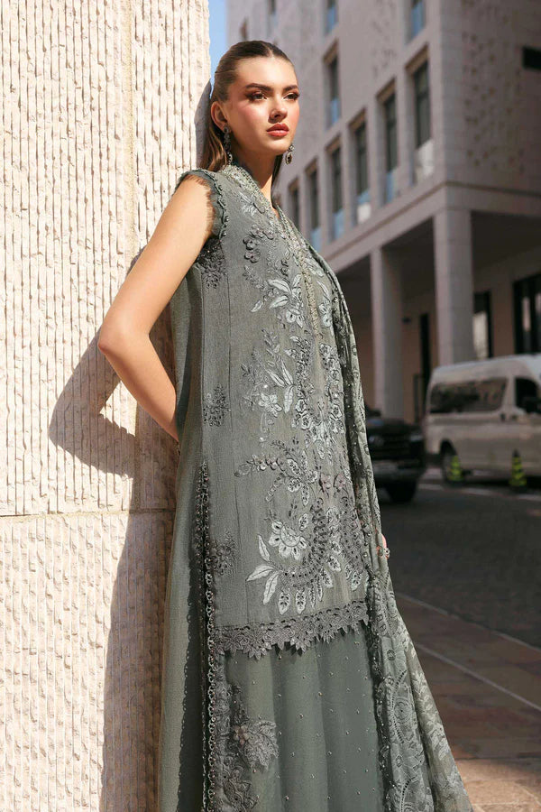 Embroidered Lawn Karandi Suit