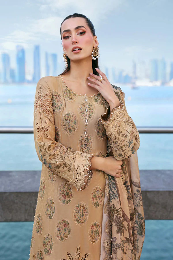 Embroidered Jacquard Lawn Suit