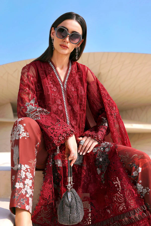 Embroidered Net Suit