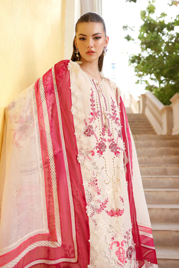 Embroidered Jacquard Lawn Suit