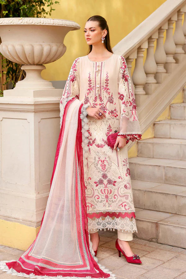 Embroidered Jacquard Lawn Suit