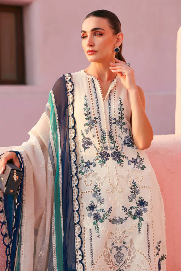Embroidered Jacquard Lawn Suit