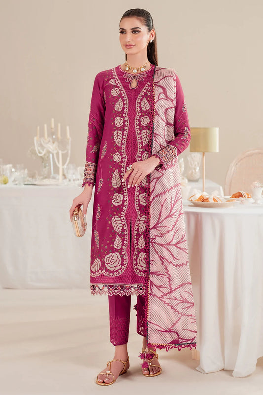 EMBROIDERED DOBBY LAWN IL'25-D05