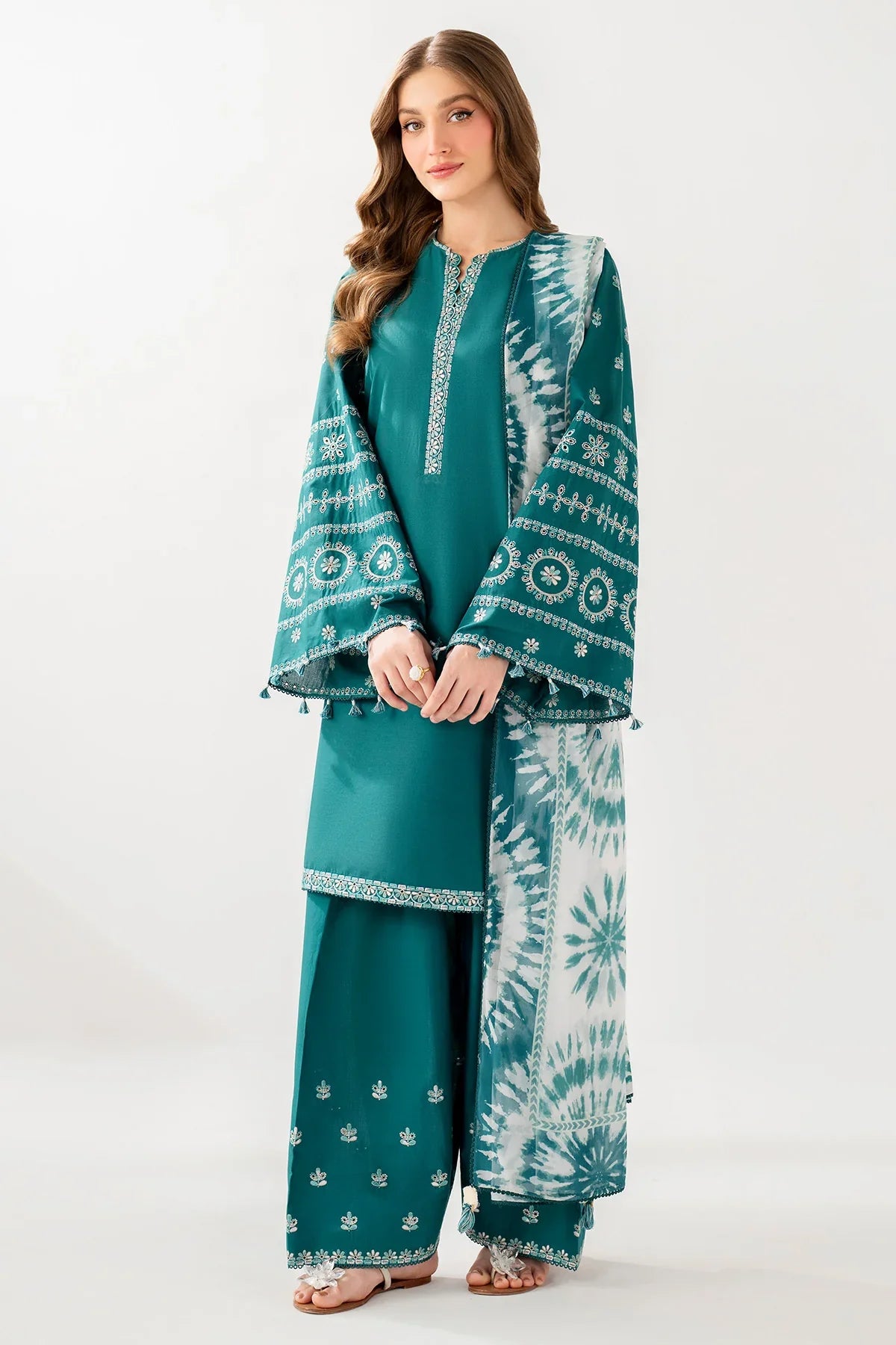 EMBROIDERED LAWN USE-9248