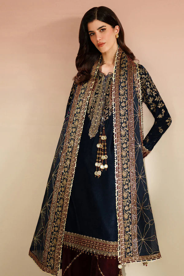 Embroidered Velvet Formal VVF D-7