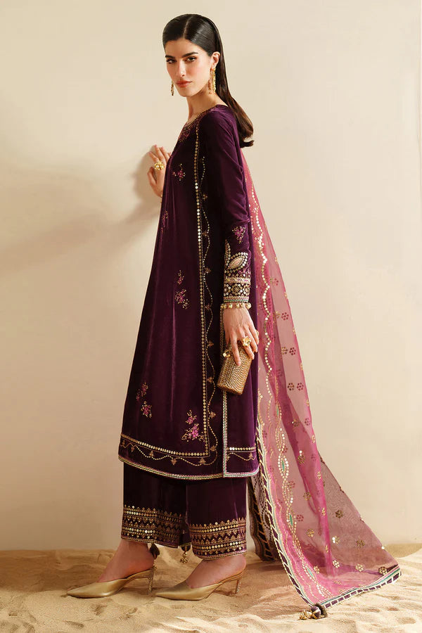 Embroidered Velvet Formal VVF D-4