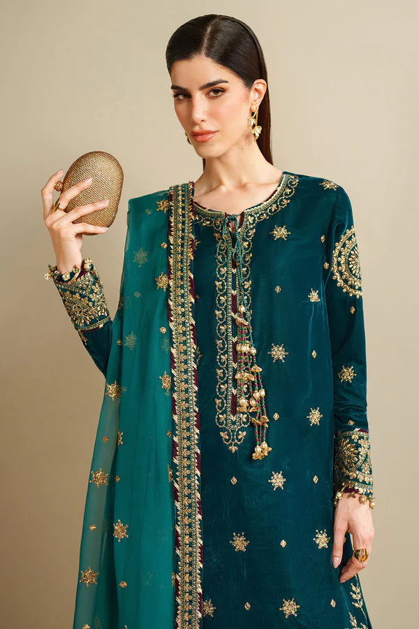 Embroidered Velvet Formal VVF D-8